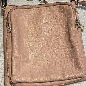 Steve Madden cross body bag. Soft pink. Great shape